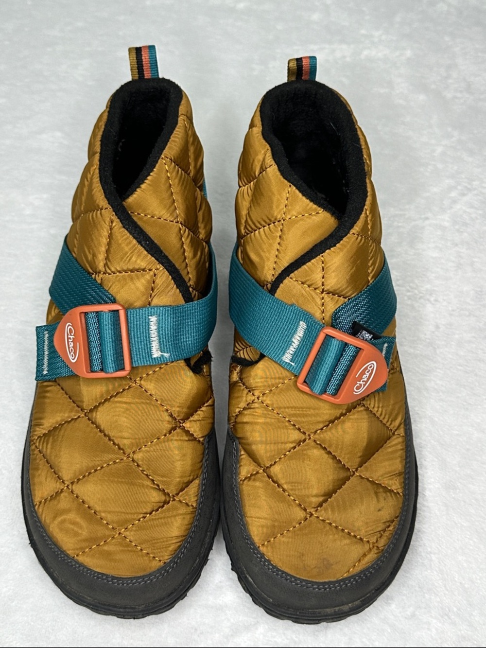 Chaco Women’s Ramble Puff Ankle Bootie Camping Slippers Retro Camel Brown 10